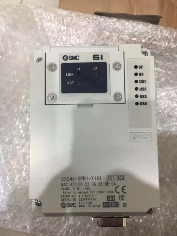 SMC電磁閥通訊模塊EX260-SPN4